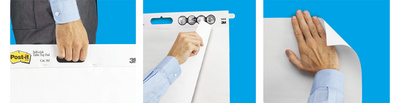 Post-it Meeting Chart Wall Pad, 508 x 584 mm, blanc – Image 2
