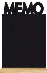 Securit Ardoise de table SILHOUETTE "Memo