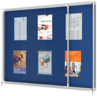 nobo Vitrine d'affichage Premium Plus, en feutre, 27x A4