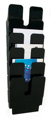 DURABLE Set de porte-brochures mural "FLEXIPLUS 6", A4