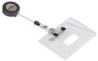 DURABLE Porte-badge, en PVC souple, 85 x 54 mm