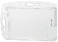 DURABLE Porte-badge double, rigide, avec encoche