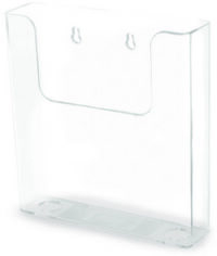deflecto Porte-brochures, dos plat, A5 portrait, transparent