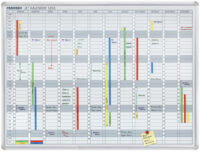 FRANKEN Bande de dates pour tableau planning JK1203, blanc