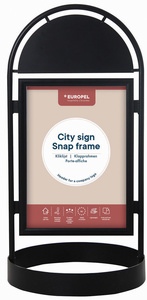 EUROPEL Panneau trottoir CITY SIGN, 1.700 x 870 x 870 mm