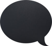 Securit Ardoise murale SILHOUETTE "Bulle