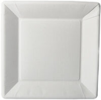 PAPSTAR Assiette en carton "pure" carré, 225 x 225 x 18 mm