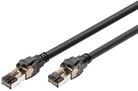 DIGITUS Câble de brassage, cat. 8.1, S/FTP, 5,0 m, noir