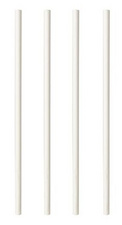 PAPSTAR Paille en papier "pure", 200 mm, blanc