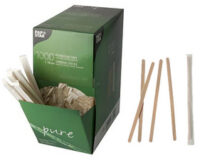 PAPSTAR Touillettes en bois "pure", longueur: 140 mm