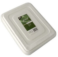 PAPSTAR Couvercle en canne à sucre pour plateau "pure