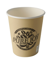 PAPSTAR Gobelet en carton "pure", 0,5 l, nature