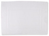 HYGOSTAR Tapis de bain, 500 x 700 mm, en coton, blanc