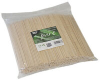 PAPSTAR Pique à brochette "pure", en bois, longueur: 400 mm