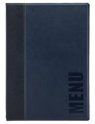 Securit Protège-menus TRENDY, A4, bleu