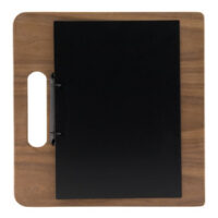 Securit Porte-menu classeur CHOPPING BOARD, en noyer