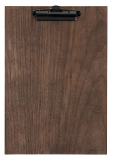 Securit Porte-menu à pince WALNUT, A4, en noyer