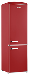 SEVERIN Réfrigérateur-congélateur rétro RKG 8917, rouge