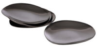 APS Assiette PEBBLES, set de 4, gunmetal