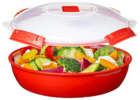 Sistema Boîte pour micro-ondes MICROWAVE, 1,29 l, rouge – Image 6