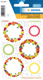 HERMA Etiquettes pour couvercle HOME "New Look Fruits I