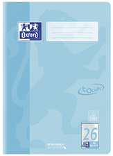 Oxford Cahier Touch pastel, A4, linéature 26, bleu