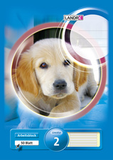 LANDRÉ Bloc scolaire "pro terra", format A4, linéature 2