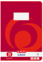 herlitz Cahier x.book, A4, linéature 40 / quadrillé