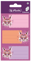 herlitz Étiquettes pour livres Wild Animals Lynx, 78 x 42 mm