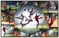 HERMA Sous-main "football", (L)550 x (H)350 mm