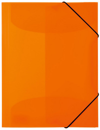 HERMA Chemise à élastiques, en PP, A3, orange fluo