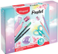 Maped Coffret d'écriture Pastel, 14 pièces