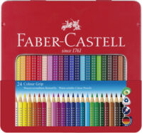 FABER-CASTELL Crayon de couleur Colour GRIP, étui de 24