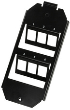 LogiLink Support triple dans le sol pour 9 embases Keystone