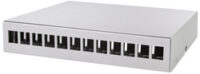 LogiLink Boîtier point de consolidation,12 ports, gris clair