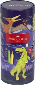 FABER-CASTELL Feutre CONNECTOR PEN, Dinobox de 20