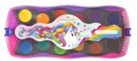 FABER-CASTELL Boîte de peinture CONNECTOR Licorne, 12 coul.