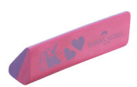 FABER-CASTELL Gomme en plastique "Licorne", rose/violet