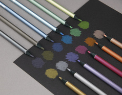Kores Crayon de couleur "Kolores Metallic Style", étui de 12 – Image 2