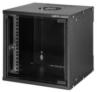 LogiLink Coffret mural 10" SoHo, monté, 6U, noir