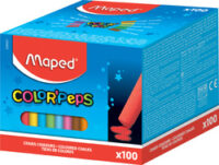 Maped Craie pour tableau COLOR'PEPS, rond, assorti