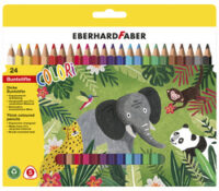 EBERHARD FABER Crayon de couleur COLORI Jumbo, étui de 24