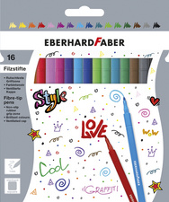 EBERHARD FABER Feutre, étui en carton de 16