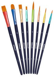 Pelikan Set de pinceaux Premium, 8 pièces, assorti