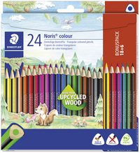 STAEDTLER Crayon de couleur triangulaire Noris colour, étui