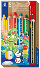 STAEDTLER Crayon de couleur Noris junior, pack bonus