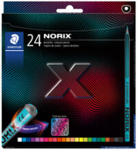 STAEDTLER Crayon de couleur NORIX, étui en carton de 24