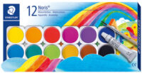 STAEDTLER Boîte de peinture Noris, 12 couleurs