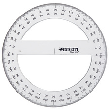WESTCOTT Rapporteur circulaire 360 degrés, 100 mm – Image 2