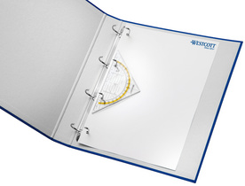 WESTCOTT Equerre géométrique avec perforations pour classeur – Image 2